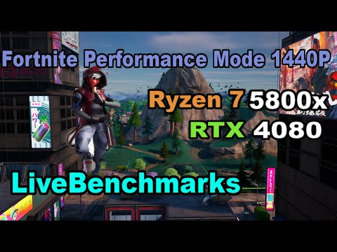 Fortnite | RTX 4080 | 1440p 180Hz | Performance Mode | Epic | Low Settings