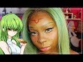 C.C Code Geass ☆ Anime Inspired makeup tutorial || Black girl cosplay