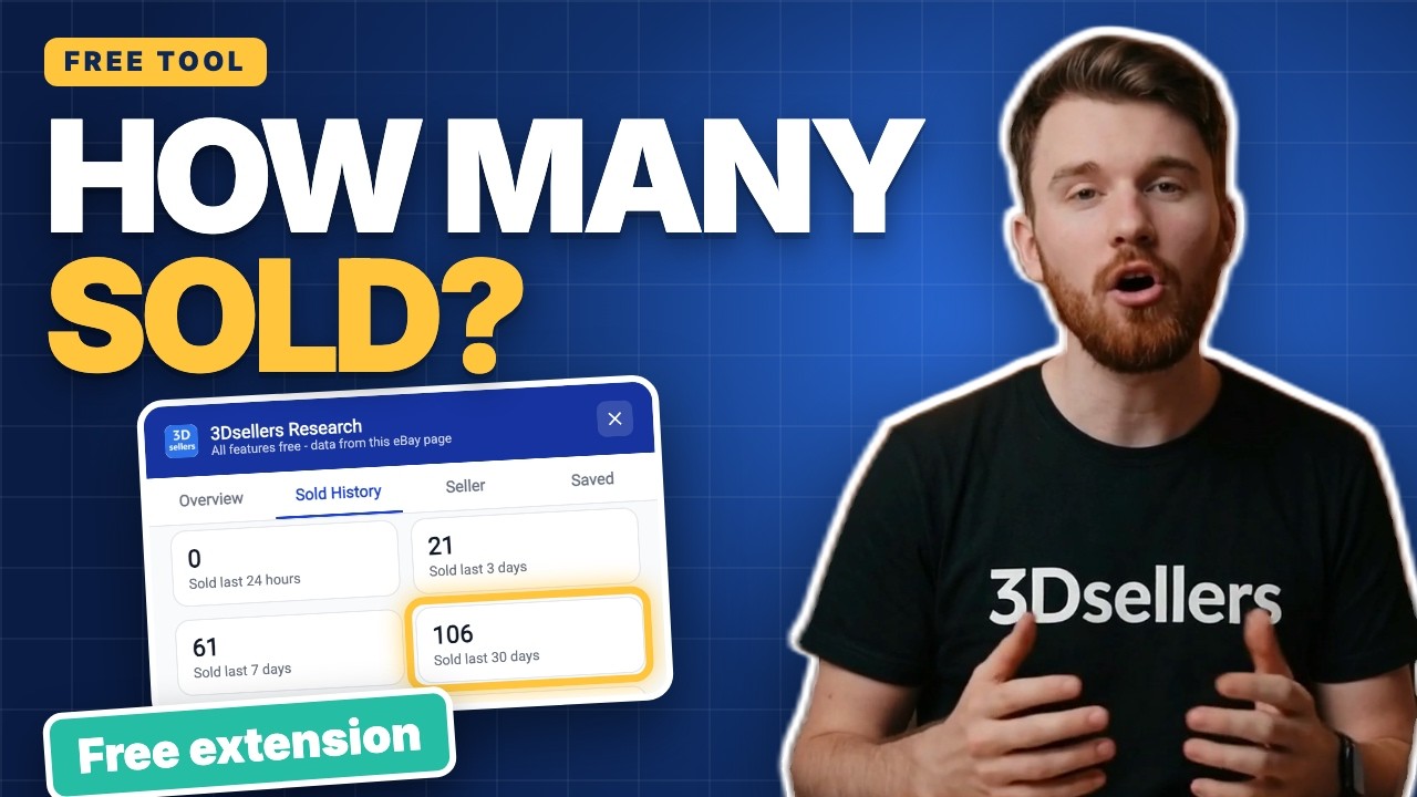 Free eBay sold history and seller insights on any listing
