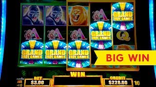 Tarzan Grand Slot - 5 SYMBOL TRIGGER - BIG WIN BONUS!