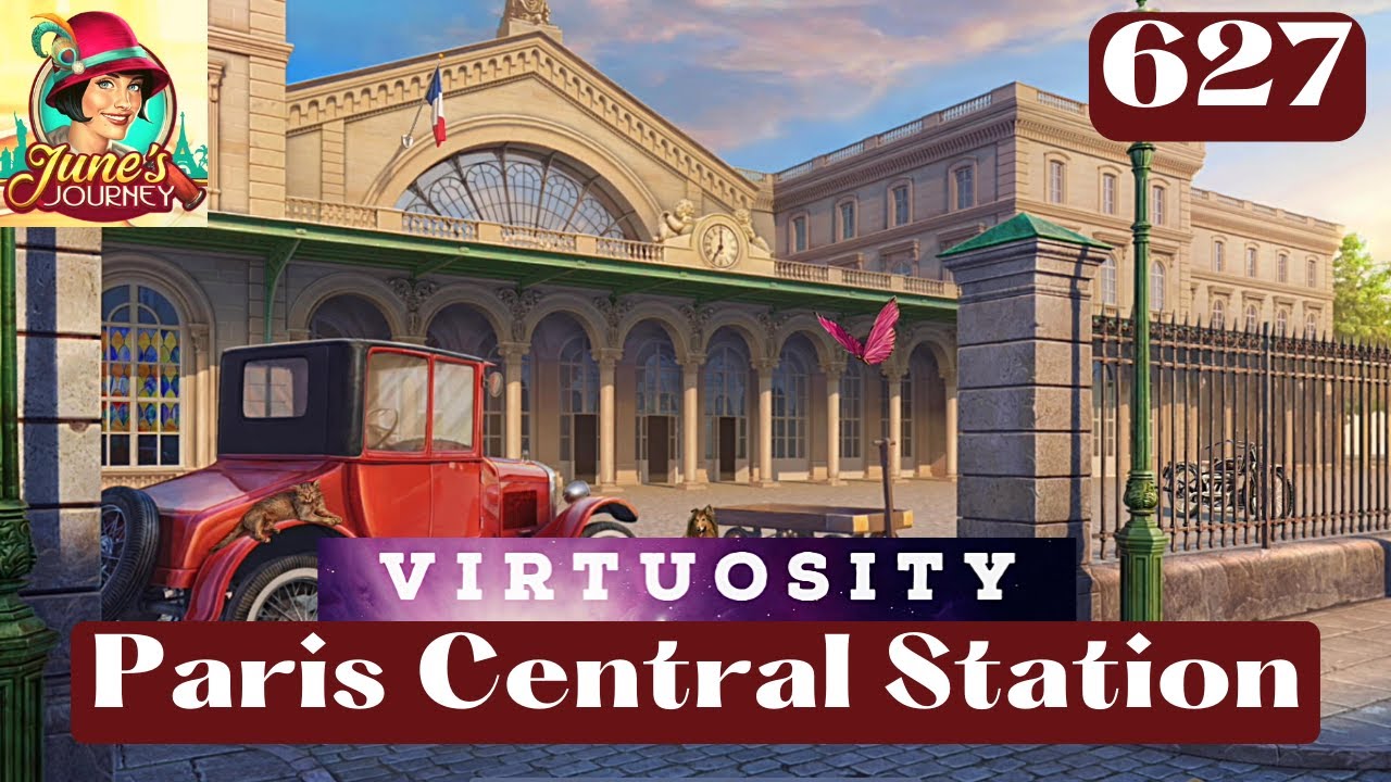 JUNE'S JOURNEY - PARIS CENTRAL STATION - SCENE 627 💖FULL MASTERED SCENE ...