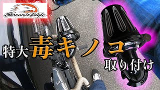 【ヘビーブリーザー#1】フォーティーエイトにスクリーミンイーグルのエアクリーナーをインストール！！！【XL1200X】