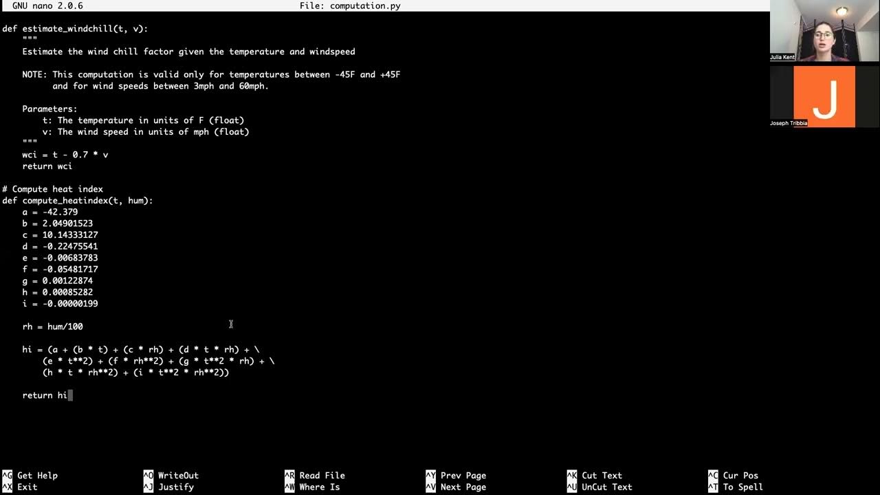 Python Tutorial 6 - Computing Dew Point Temperature with the Math ...