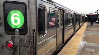 NYC Subway: Full HD 60fps: R62A 6 Local & Express action at Elder Avenue
