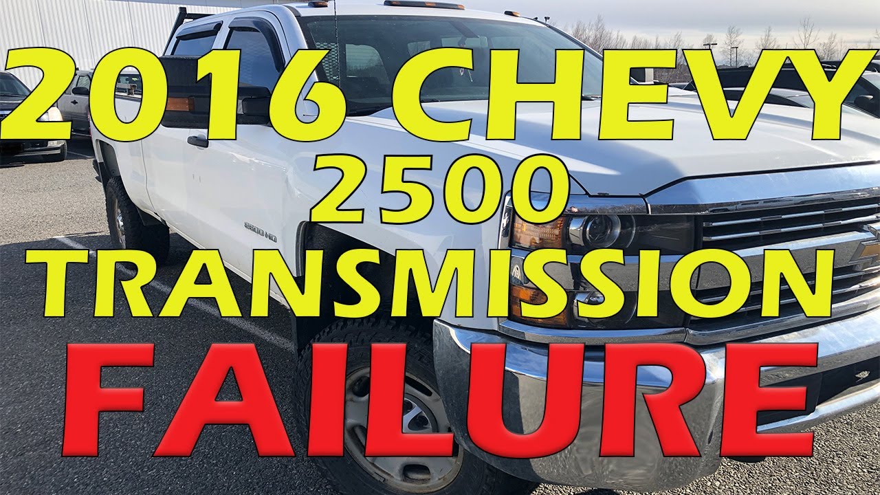 2016 Chevy 2500 Transmission FAILURE, P0741 Torque Converter Clutch