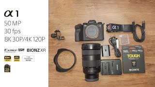 Sony A1 Unboxing and lenses