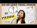 120 LEGIT TESOL COURSE ONLINE| TEFL Courses in the Philippines | 120 Hour TEFL TESOL