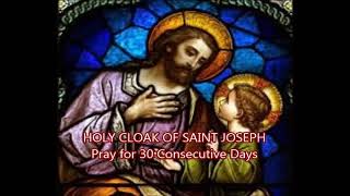 Holy Cloak of Saint Joseph -30 Day Novena