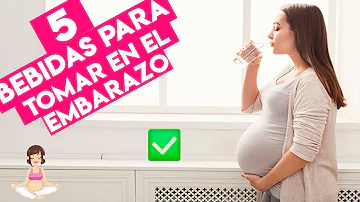¿Qué puedo beber en lugar de agua durante el embarazo?