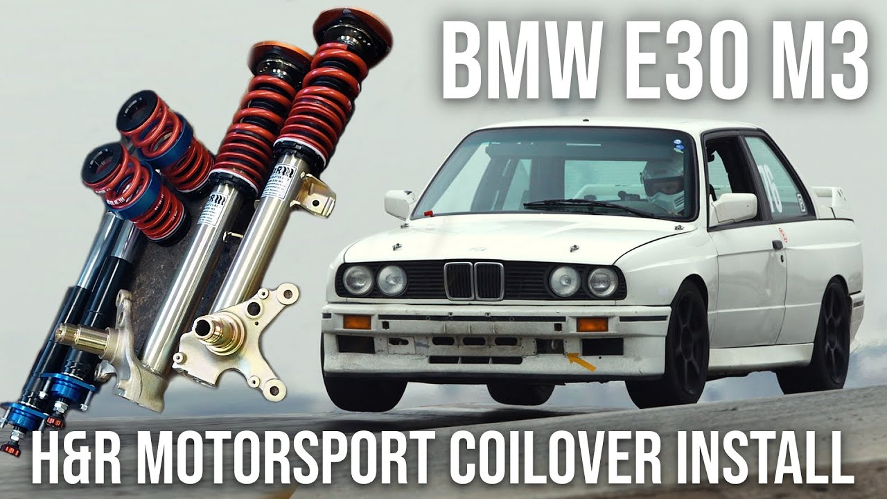 BMW E30 M3 Evo II - neues Fahrwerk - H & R