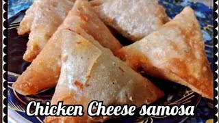 Street Style Chicken Cheese Samosa Recipe by Rubabs kitchen (Ramzan Special)