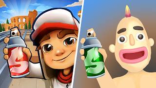 Subway Surfers VS Sandwich Runner, Subway Surfers Cartoon Game, Gameplay Adventure Subway Spurt screenshot 1