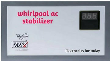Whirlpool ac voltage stabilizer |Best ac stabilizer| stabilizer
