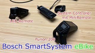 Bosch SmartSystem eBike Bedieneinheiten // LED-Remote, System-Controller, Purion 200