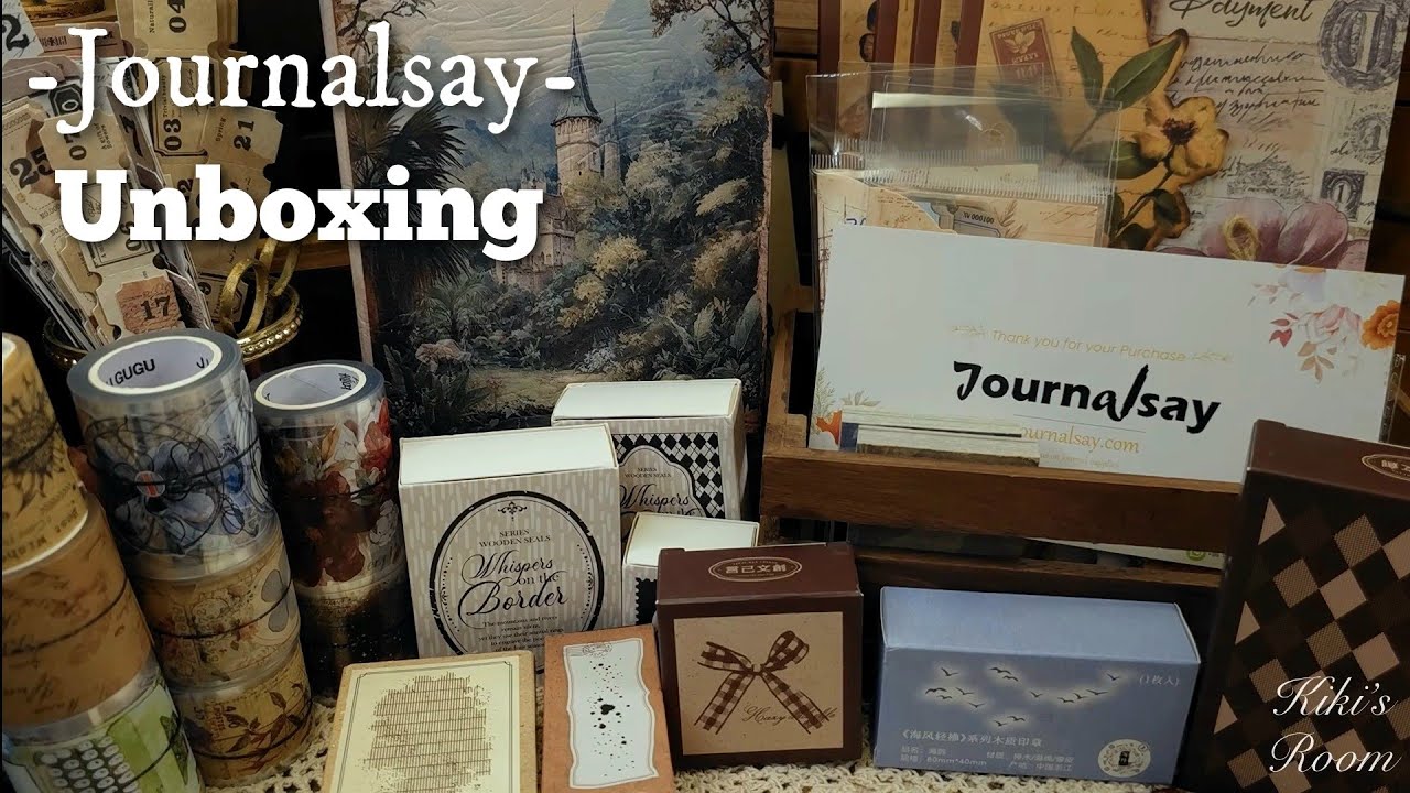 Unboxing｜新しいコラージュ製品の開封,New Collage Supplies