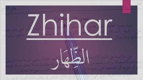 Thumbnail of Belajar Fiqh || Ila' dan Zhihar