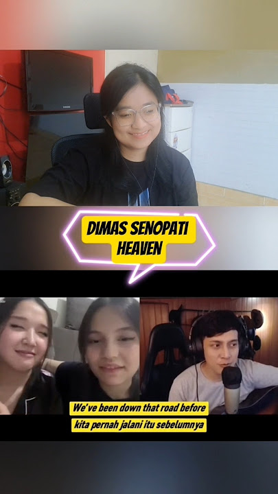 dimas senopati - heaven #shorts #coversong #reaction