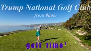 화이트티에서 플레이Trump National Golf Club.White5845yd#golf#la#california#trumpnationalgolfclub#골프#golfswing
