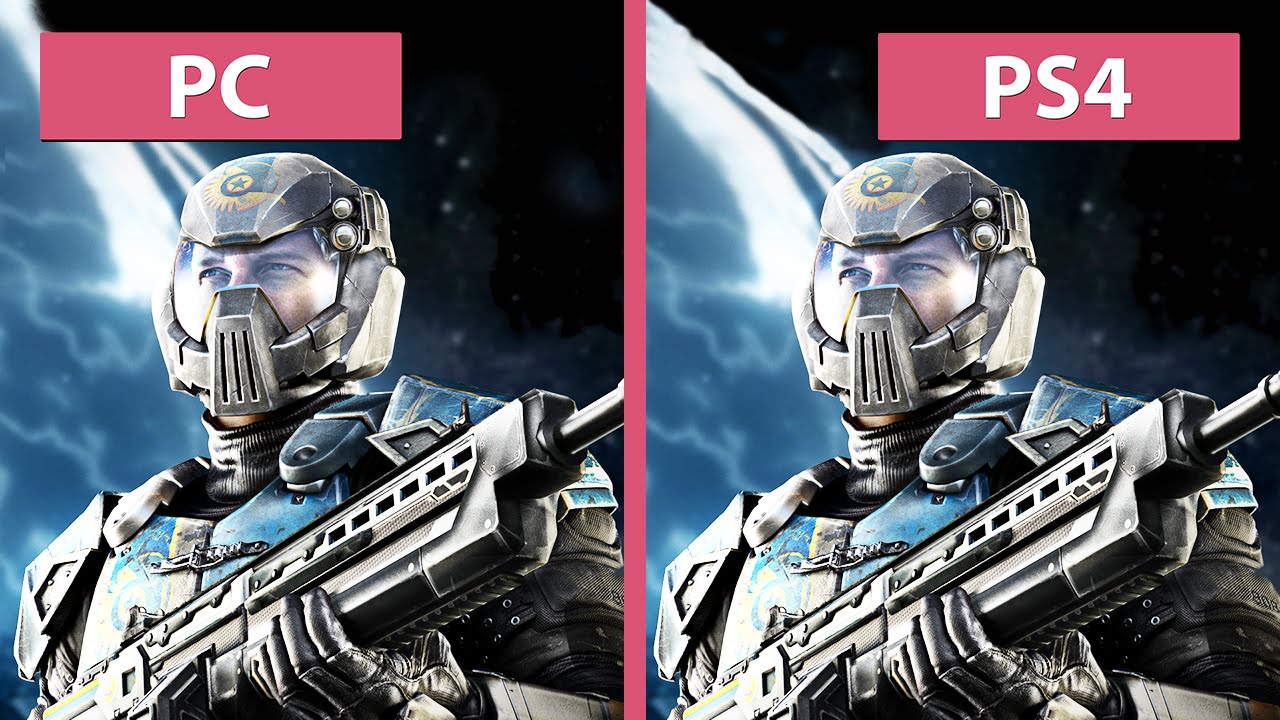 Planetside 2 Pc Vs Ps4 Graphics Comparison 60fps Fullhd Youtube