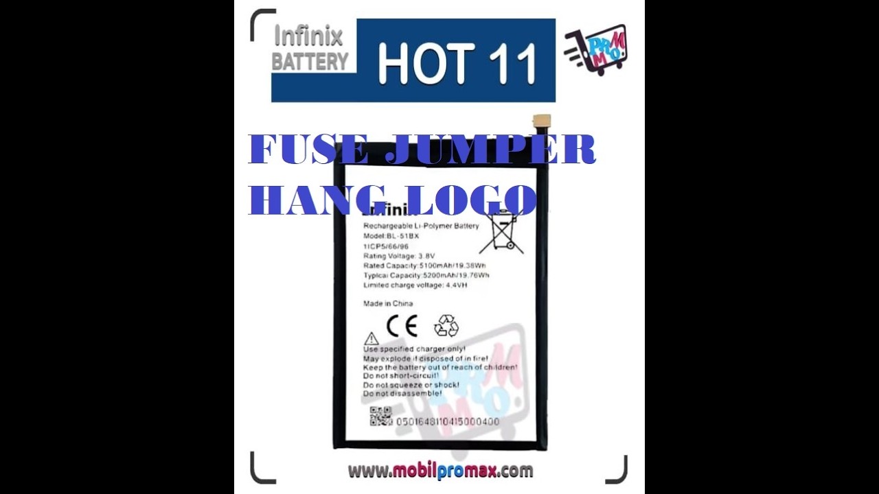 🔧 Infinix Battery Fuse Jumper Fix (Hang Logo Issue)