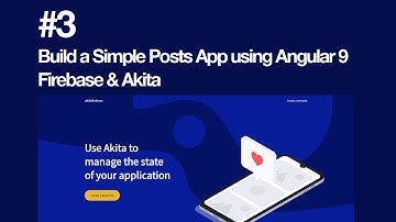 Simple Posts App using Angular 9, Akita State Management & Firebase #3 ( AddPost & Storage )
