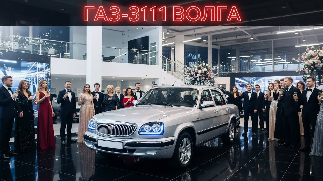 GAZ-3111 Volga 2026 🚗 | Обзор премиального российского седана | Салон, экстерьер и двигатель 🇷🇺