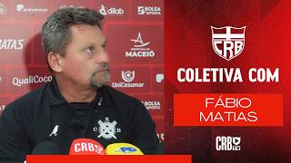 🎙️ COLETIVA PÓS JOGO - FÁBIO MATIAS (CRB X AMÉRICA-MG | SÉRIE B 2026)