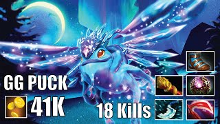 Dota 2 puck annoying gameplay l pro escape 7.25b