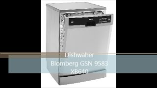 Dishwasher Blomberg Gsn 9583 Xb640