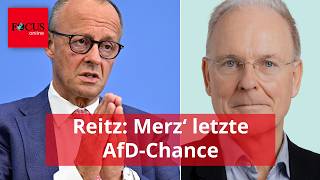 Merz‘ Letzte Afd - Chance: „Hoffen, Dass Es Einfach Passiert“ - Reitz - Thema