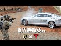 Advanced ballistic testing for armored tesla model s by alpine armoring rd department