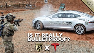 Advanced Ballistic Testing for Armored Tesla Model S by Alpine Armoring R&D Department