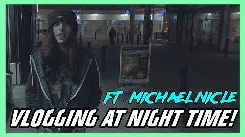 A NIGHT TIME VLOG IN TOWN!! | AffroVlogs | Ft. Michael Nicle