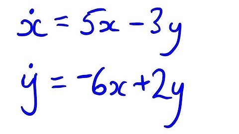 Coupled System of Differential Equations