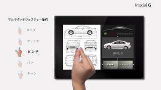 マルチタッチ操作が可能なModelG シリーズ｜製品紹介