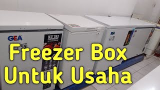 Rekomendasi Freezer Box Untuk Usaha RSA GEA Sharp Electrolux Polytron