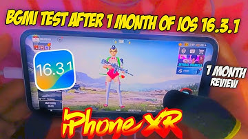 🔥iPhone XR BGMI Test After 1 Month of iOS 16.3.1 & 1 Month Review of iOS 16.3.1