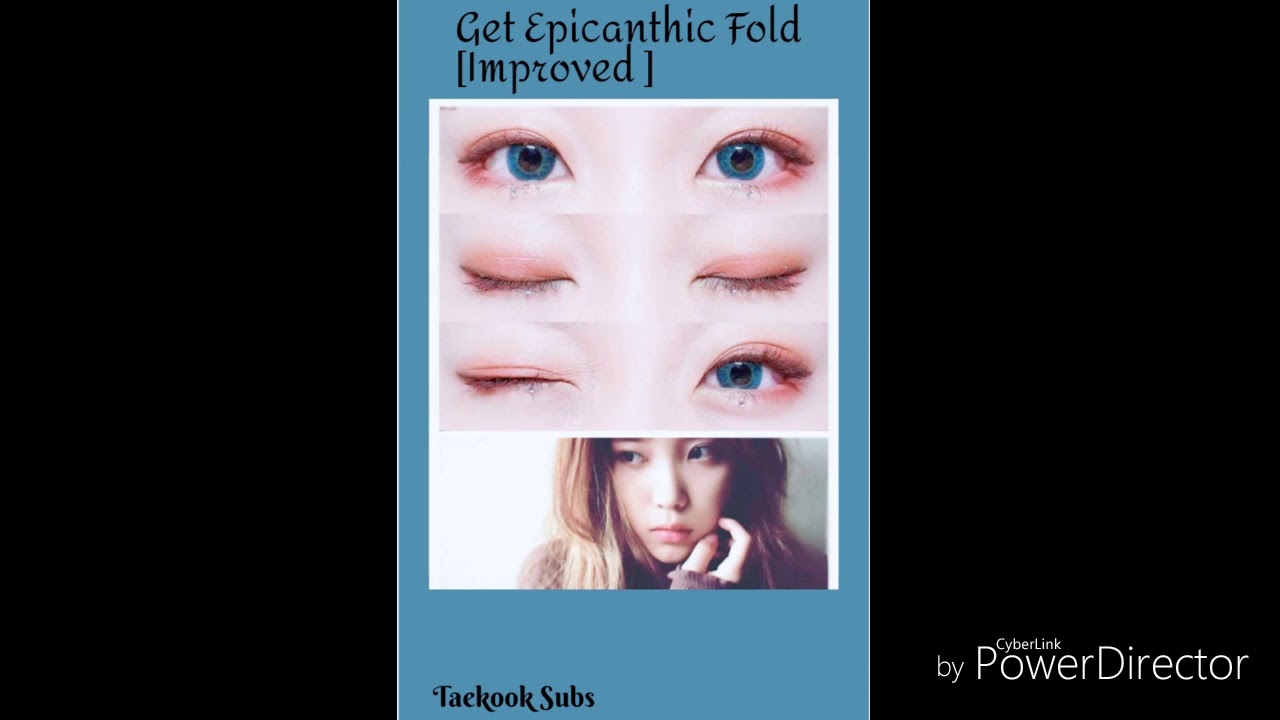 Epicanthic Folds Overnight Improved Version Taekook Subliminals