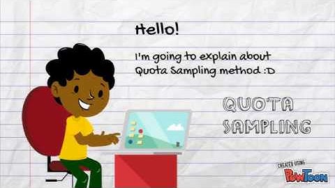 Quota Sampling Method by AP224 3D