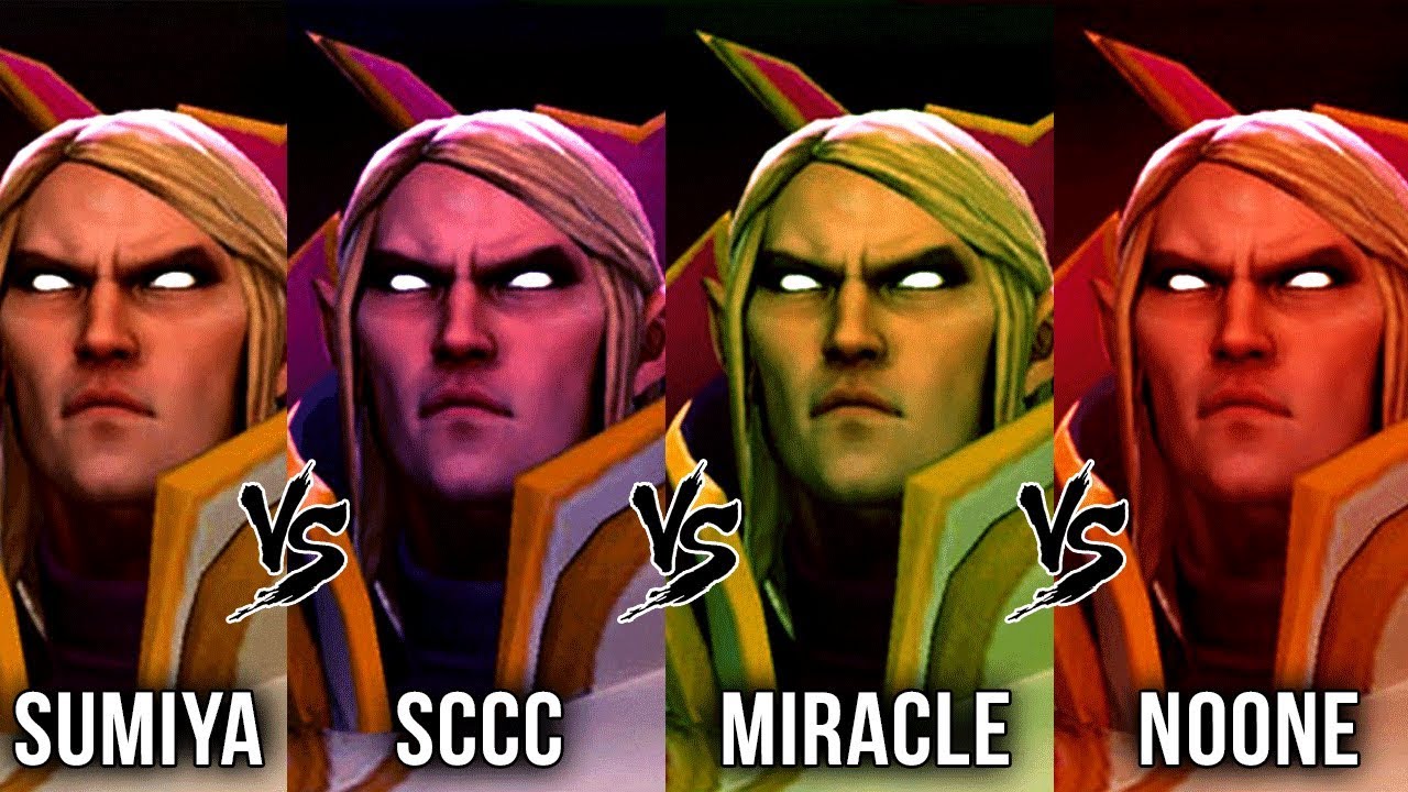 Miracle- vs Sumiya vs Sccc vs Noone - WHO IS THE BEST INVOKER in 7.20 Patch - Dota 2