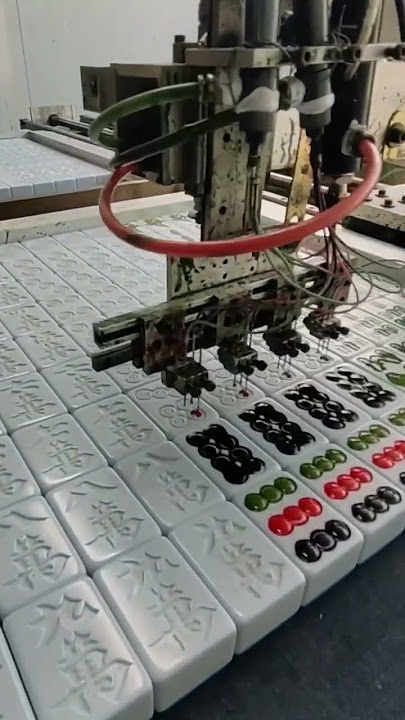Mahjong manufacturing process