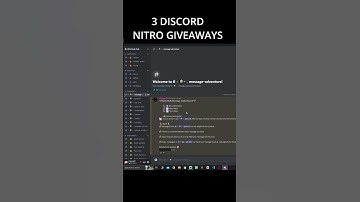 3 DISCORD NITRO GIVEAWAYS IN MY SERVER (LINK IN DESCRIPTION) #shorts