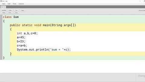 My first Java program using Blue-J part-1 (hindi)
