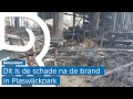 Kijk terug: dit is de schade na de verwoestende brand in het Plaswijckpark