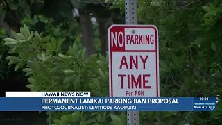 Frustrations aired on proposed permanent parking ban in Lanikai
