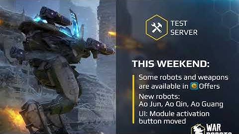 War robots test server 4.7.0: Nevis robots chinos descarga el link aquí