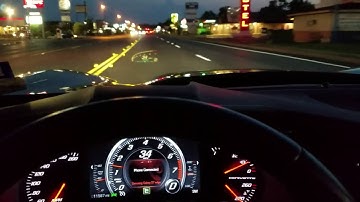Corvette heads up display