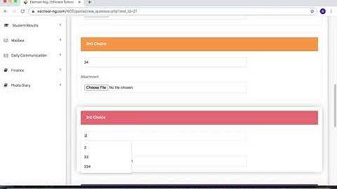 eSchool Computer Based Test (CBT) user guide