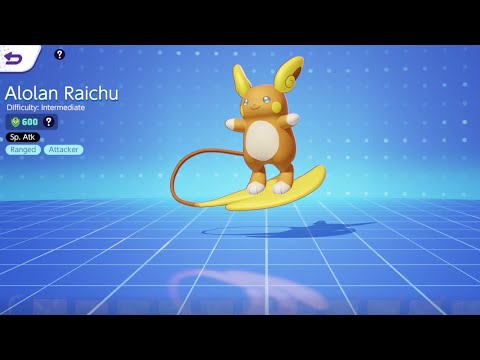 Pokemon UNITE: Alolan Raichu Gameplay