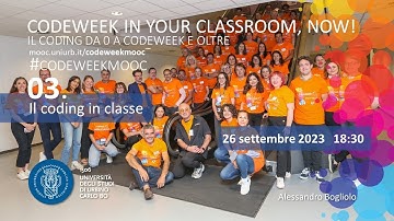 [CodeWeekMOOC] Il coding in classe